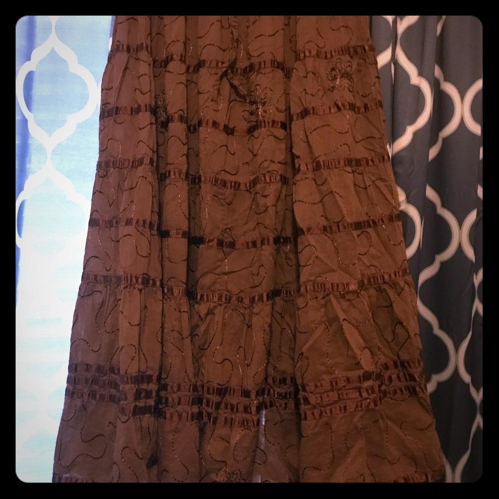 Brown skirt